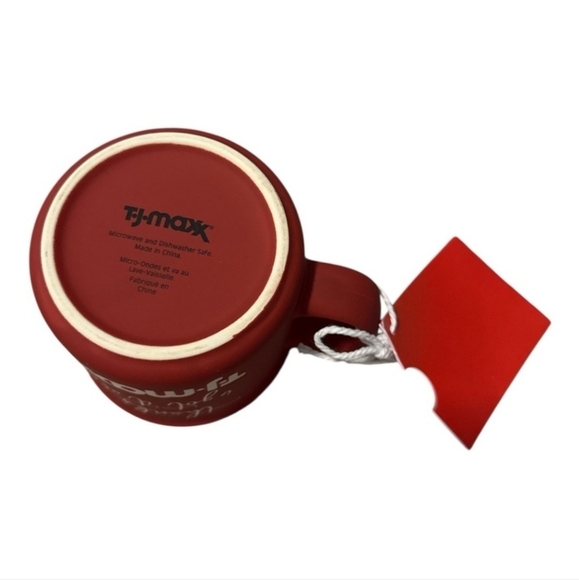 🔹️Thanks I Got It at TJ Maxx Large Red Double Sided Ceramic Mug Gift Birthday - Picture 3 of 3